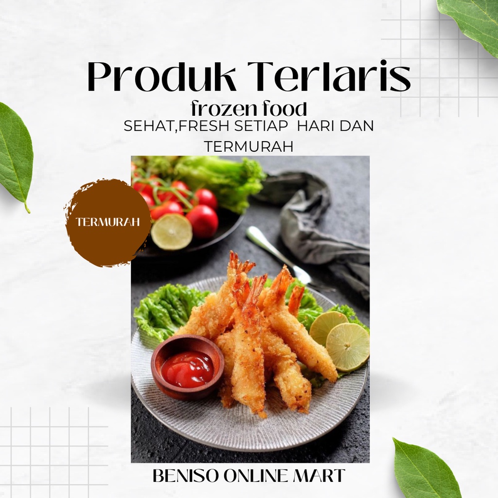 

TERMURAH!! Ebi Furai isi 12 / Bento / Tempura udang -EF