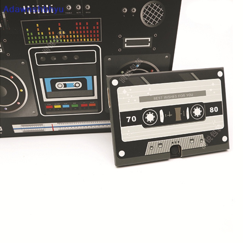 Adhyu Rekaman Suara Music Card Kaset Personal al Retro Magnetic Tape ID