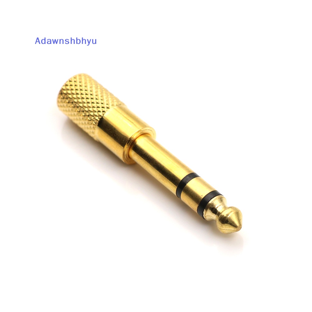 Adhyu 2Pcs Convertor Adapter Audio Stereo 6.35mm Ke 3.5mm Untuk Microphone Headphone ID