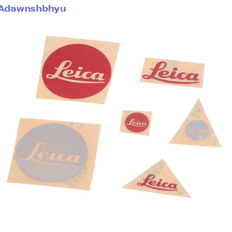 Adhyu Leica Stiker Metal Logo Stiker Handphone Stiker Kamera Stiker Logam ID