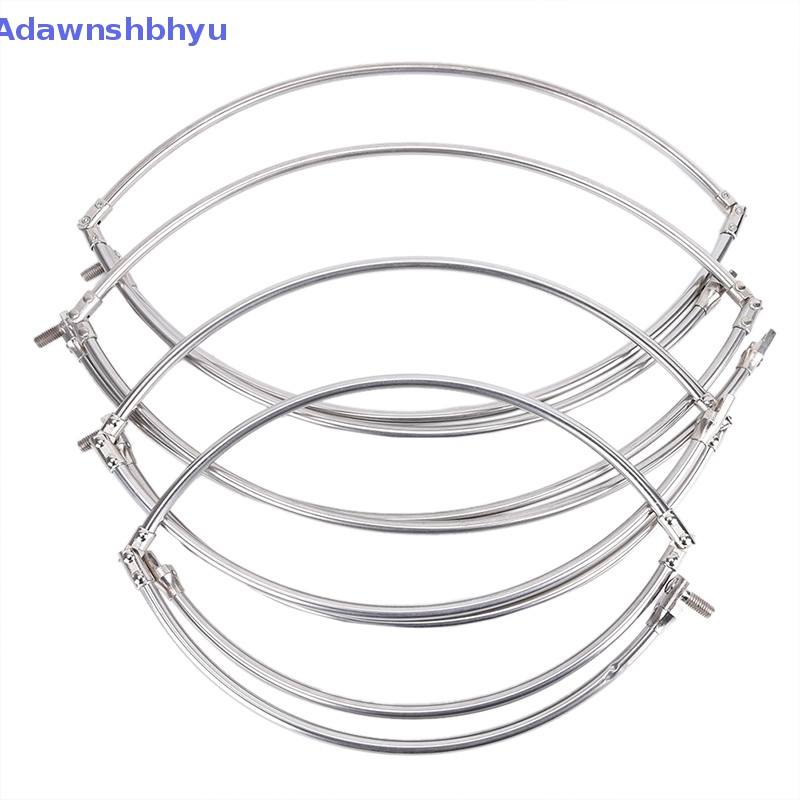 Adhyu Jaring Lipat Memancing Stainless Steel Kepala Brail Putaran Dipnet Tackle Aksesori ID