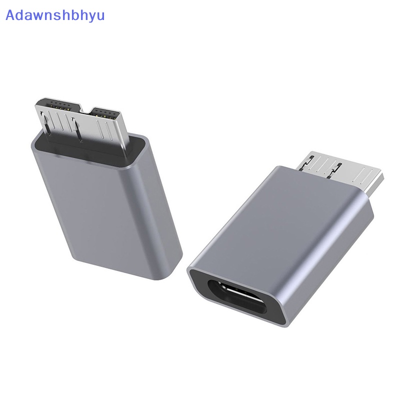 Adhyu Adaptor USB Tipe C Female to USB 3.0 Micro B Male connector ID