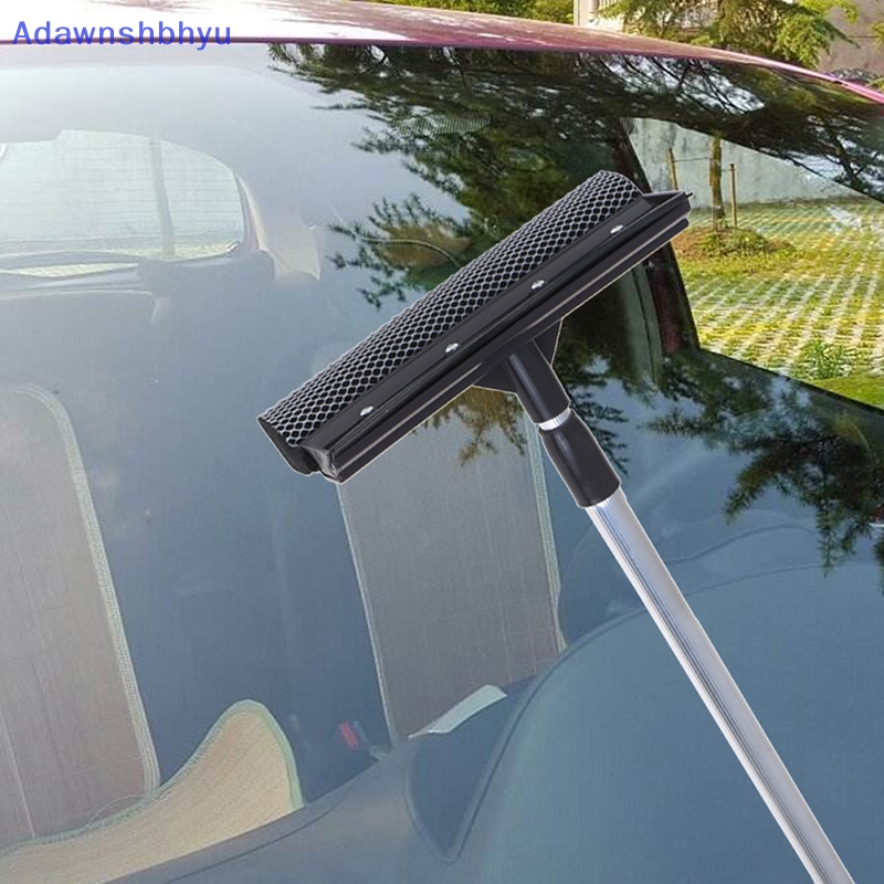 Adhyu Teleskopik Extendable Pembersih Squeegee Jendela Mobil Scrubber Brush Wiper Sponge ID