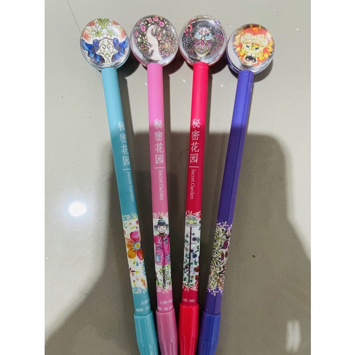 

pen gel kepala bola batik satuan -ziLongSell