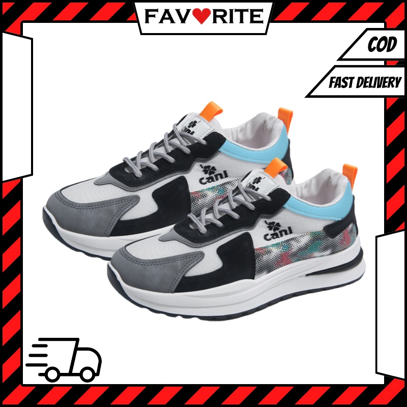 Favorite &quot;Free Box&quot; (Size 40 - 44) Sepatu Pria Sneakers Sport Fashion Kasual Import 8114