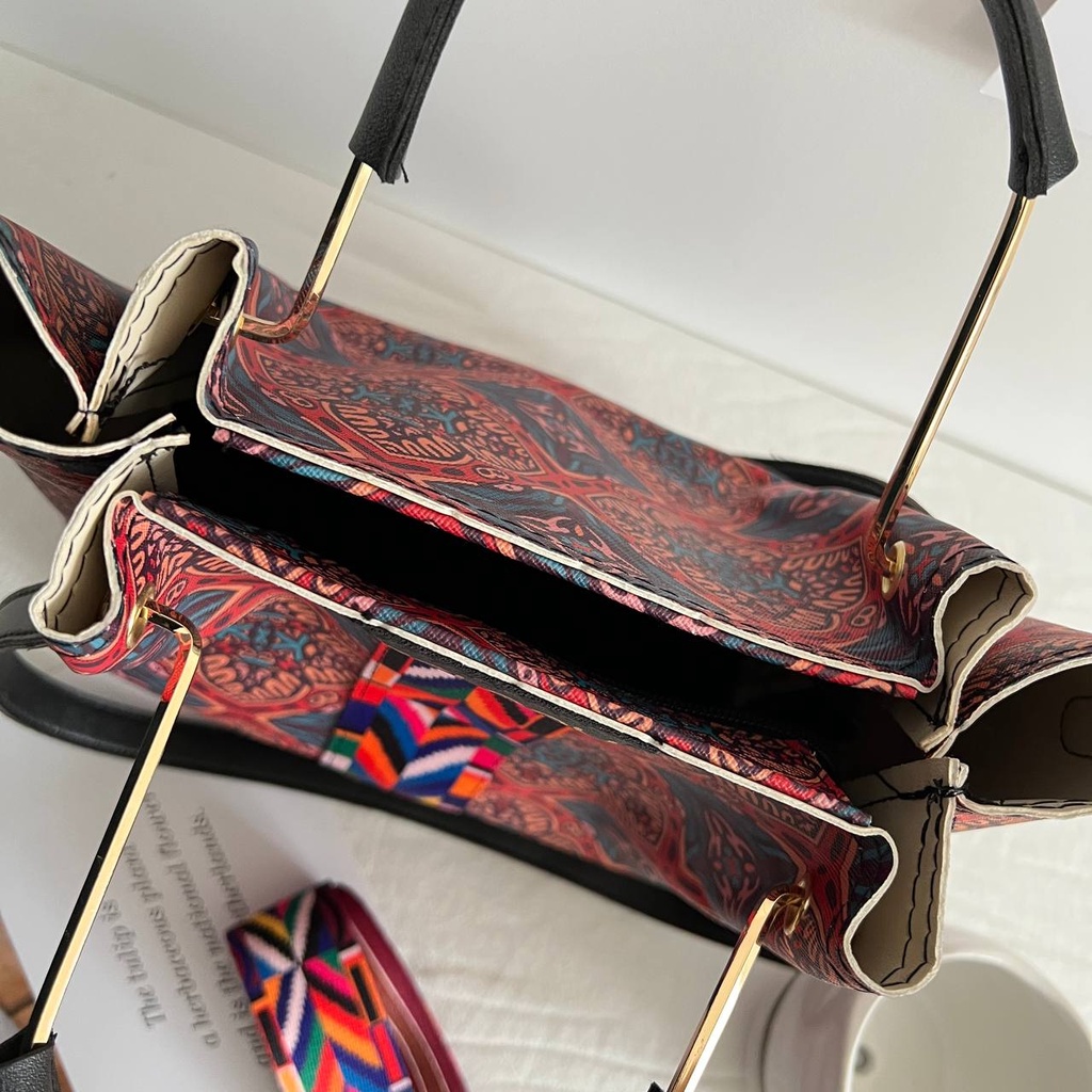 TAS HANDBAG WANITA A373 IMPORT 2 IN 1 KOREA TERBARU MURAH ANTI AIR JAKARTA
