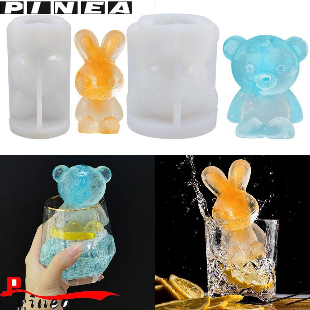 PINEAPPLE Ice Molds 3D Dining &amp; bar DIY Bear Ice Cream Tools