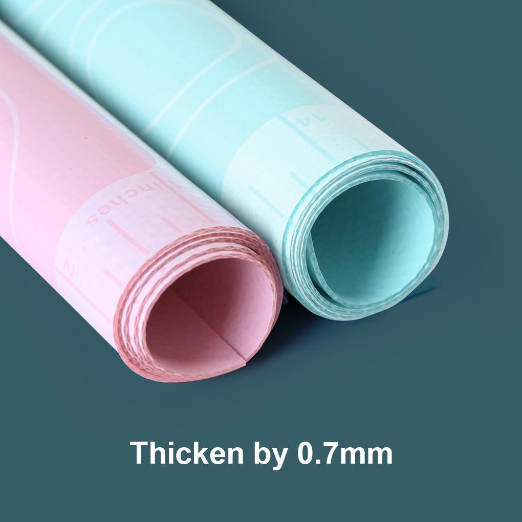 Alas Rolling Non-slip Pastry Pad Skala Pengukuran Alas Kue Dapat Dilipat Untuk Dapur