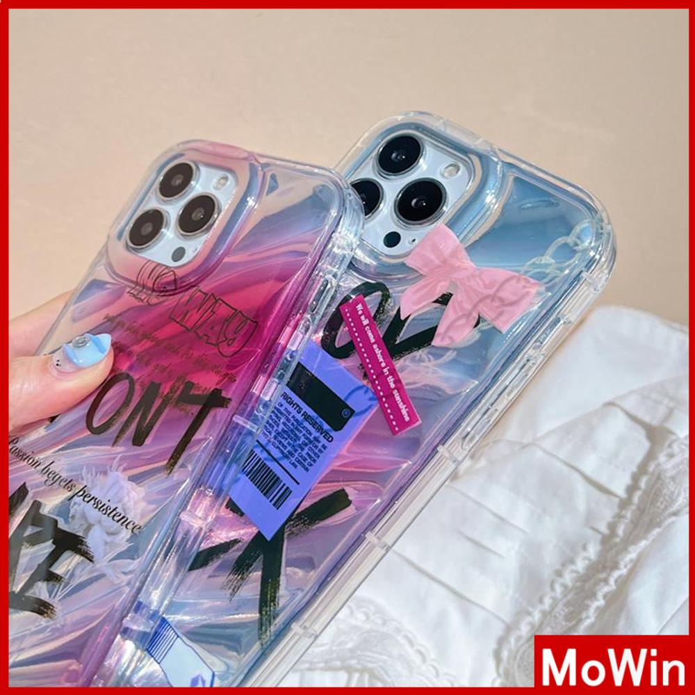 For iPhone 14 Pro Max iPhone Case Laser Reflective Clear Case TPU Soft Case Airbag Shockproof Don't Care English Compatible with iPhone 13 Pro max 12 Pro Max 11 xr xs max 7 8Plus