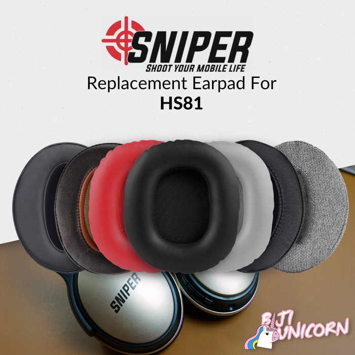 Earpad Earcup Cushion Sniper HS81 HS-81 HS 81 Bantalan Busa Foam Pad