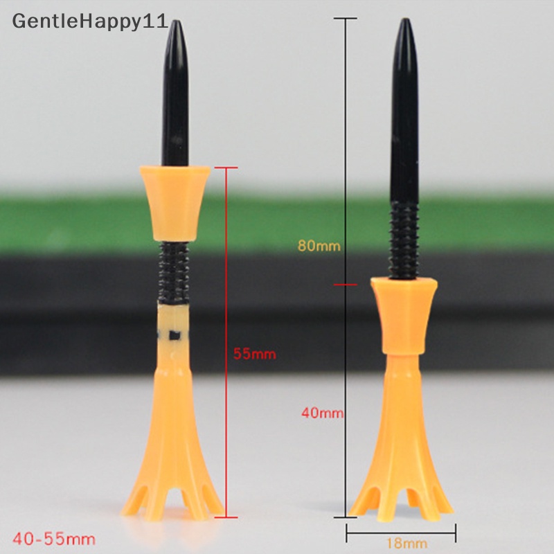 Gentlehappy 4pcs ​Tee Golf Adjustable Tinggi Golf Plastik Crown Tee Holder Set id