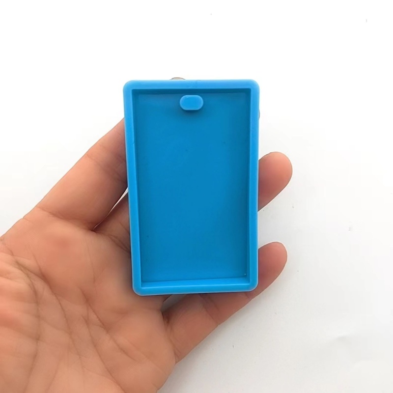 Siy Kristal Epoxy Label Liontin Craft Mold Cetakan Silikon Alat Membuat Perhiasan