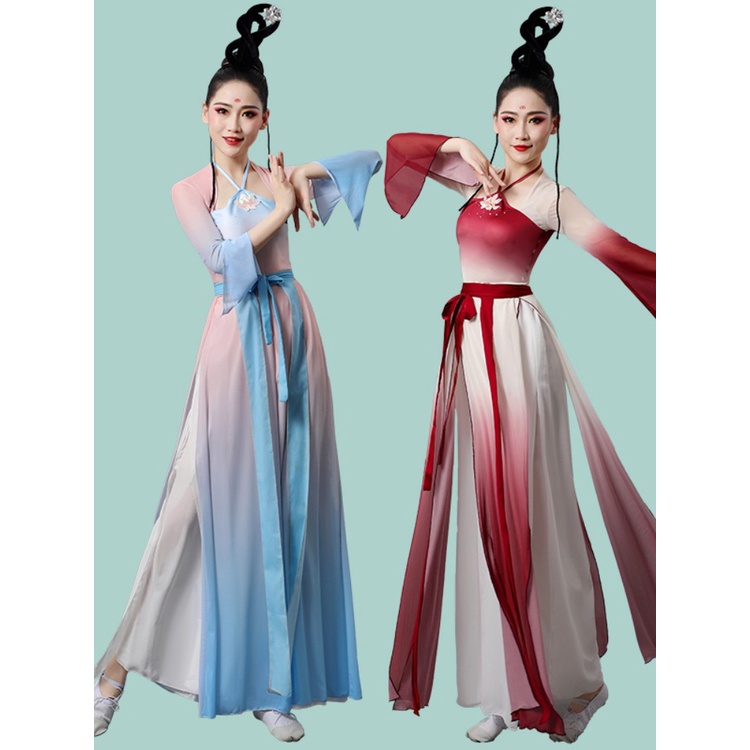 Kostum tarian klasik/kostum dansa Cina Kostum /tubuh wanita  Dance Performance Kostum Yarn