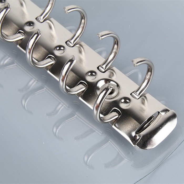 Bunga Daisy Transparan PVC Daun Longgar Ring Binder Notebook Planner Diary Cover A5/A6/A7