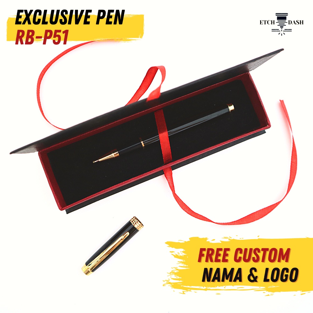 

Pulpen Custom Nama dan Logo Merchandise Elegan - Exclusive Pen RB-P51