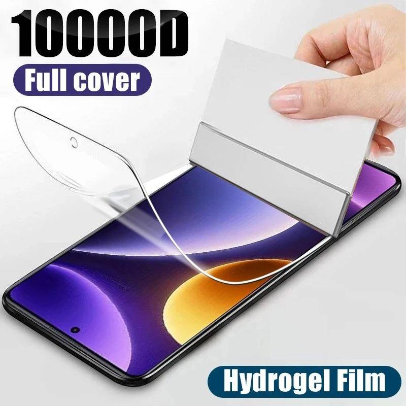 4pcs Film Hidrogel Bening Untuk Tecno Camon 20 18 15 12 Pro Premier 15 12 Air i4 18i 17 Pop 5X Anti blue light Pelindung Layar Untuk Tecno Phantom X2 Pro Film