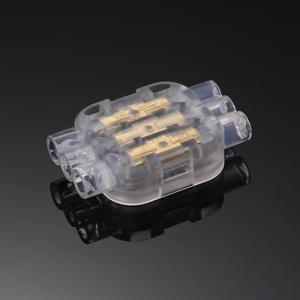 TOP Push In Terminal Outdoor Fast Direct Insertion CDF-B Sambungan Kawat Terminal Konduktor Connector