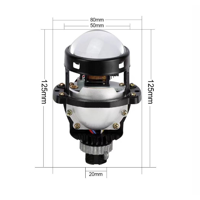 Lampu projector BILED 1.8 inch Bi LED wst motor proyektor projie Inchi