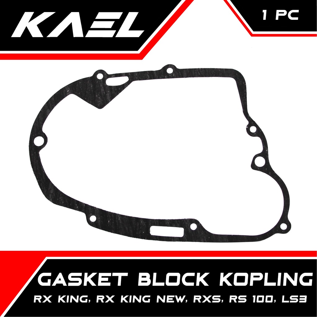 Gasket Block Kopling RX King Old-Lama &amp; RS 100 &amp;  RXS &amp; LS3 Paking Packing Blok Kupling