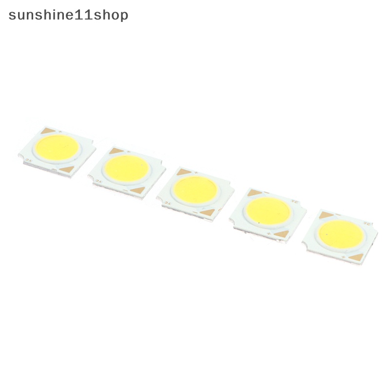 Sho 5PCS LED Bridgelux Chip Cob3 /5 /7 /10 /12W 13*13mm 300mA Kualitas Tinggi Kecerahan Tinggi Untuk Reparasi Tabung Lampu Sorot Bohlam N