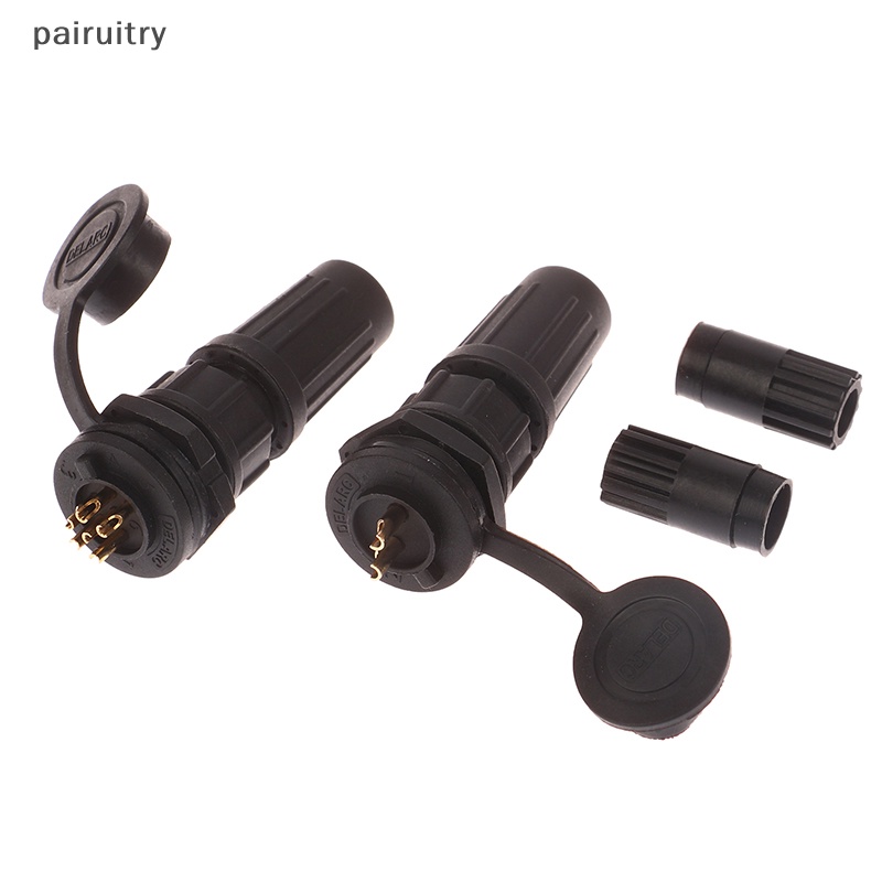 Prt 1Pcs Aviation Connector Plastik Colokan Anti Air Socket IP68 Konektor Pantat PRT