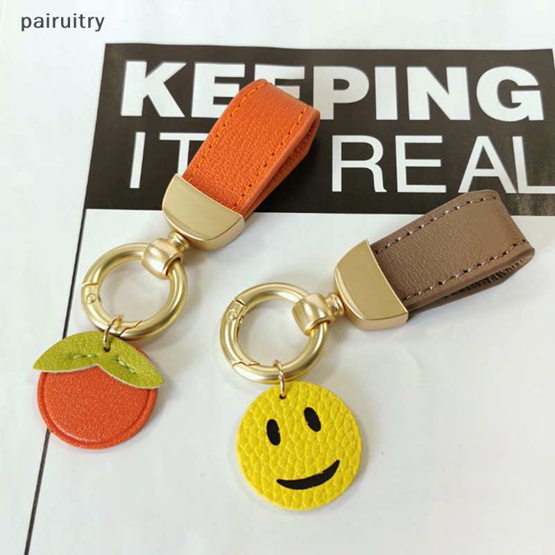 Prt Kulit Domba Perancis Gantungan Kunci Mobil Wanita Indah Kulit Asli Liontin PRT