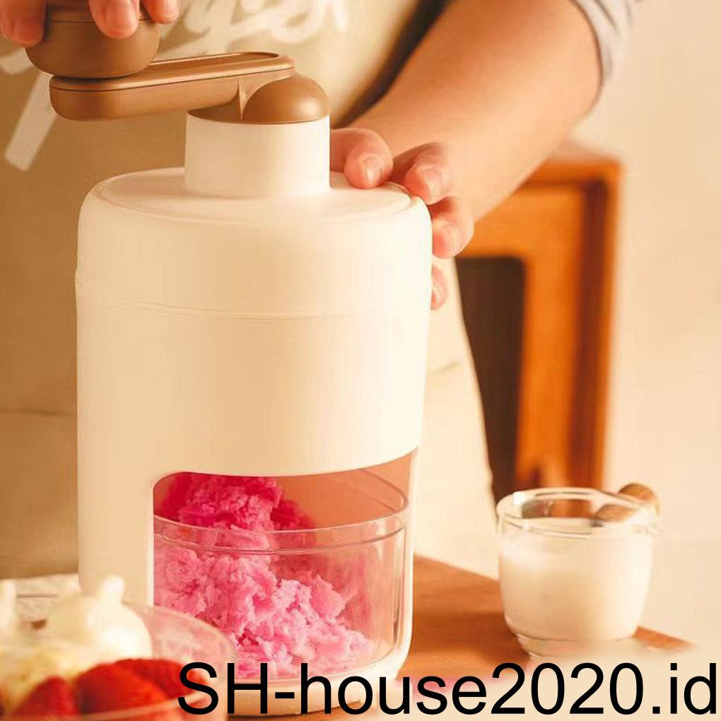 Rumah Portable Manual Engkol Tangan Ice Crusher Hemat Tenaga Kerja Reusable Ices Shredder Smoothie Maker Nonslip DIY Alat