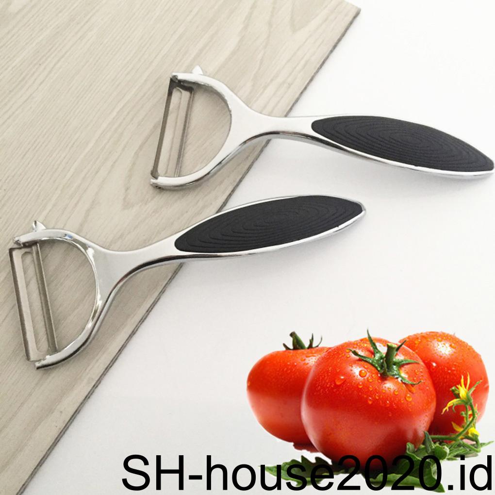 Y Shape Sayur Kentang Wortel Buah Wortel Fruit Non-Slip Handle Zester Alat Pengupas Dapur Rumah