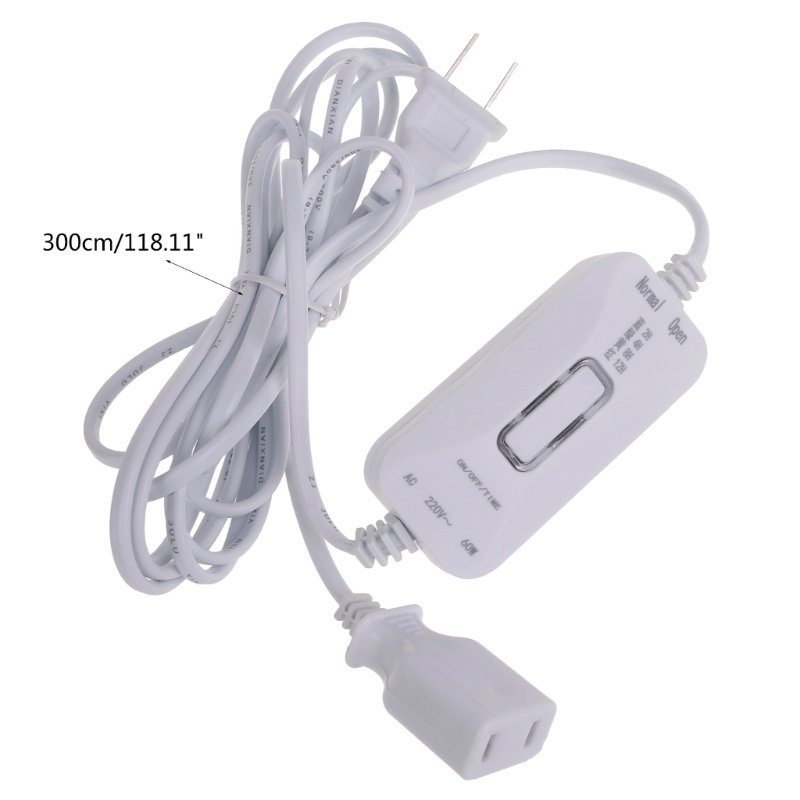 Bt 110V 30W 220V 60W Kabel Power Supply Listrik Timer Kabel Ekstensi Dengan Tombol On Off Kabel Daya 60W Untuk Kipas Dan La