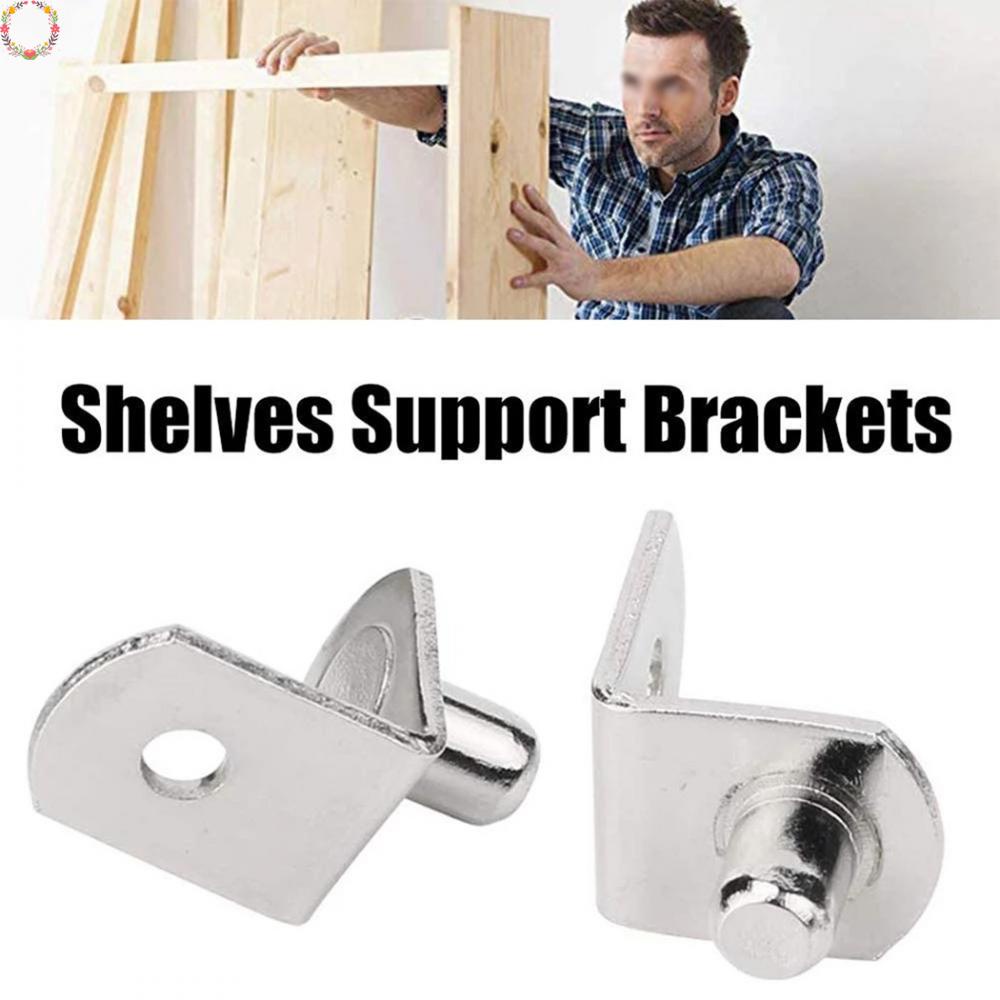 20pcs Shelf Support Studs Pasak Pin Colokan 5mm Braket Dapur Kabinet Berbentuk L