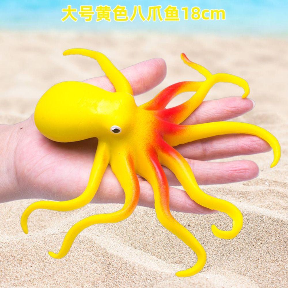 Quinton Simulasi Gurita Mainan Lembut Anak Model Hewan Mainan Puzzle Edukasi Dekorasi Gurita Action Toy