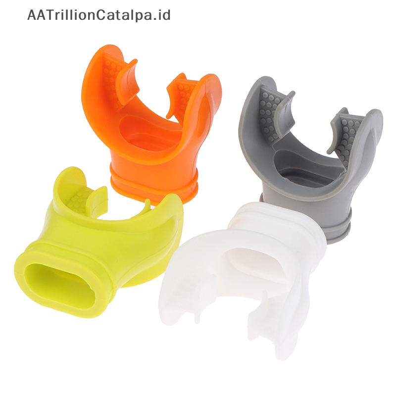 Aatrillioncatalpa Tabung Selam Snorkel Silicone Underwater Diving Tube Snorkel Corong Regulator ID