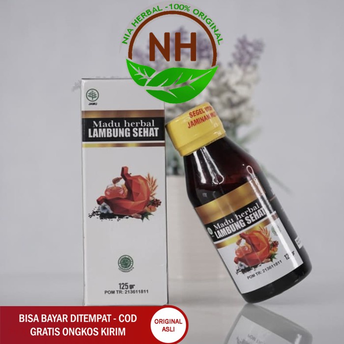 

GHA | Madu Herbal Lambung Sehat 100% Madu Asli Suplemen Kesehatan Lambung - Ukuran 125 Gram