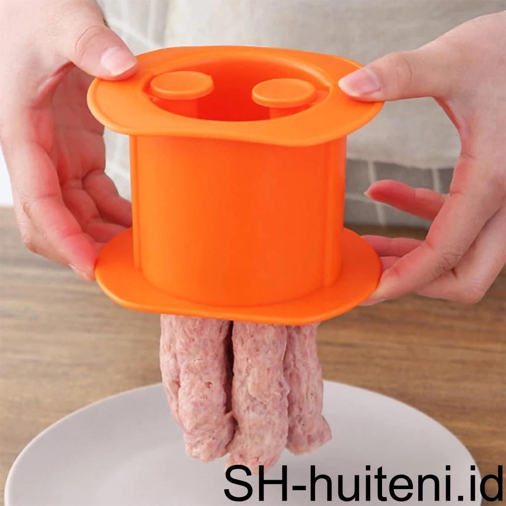 Hot Dog Pembuat Sosis Daur Ulang Anti Lengket Meat Strip Squeezer Stuffer Filler Gadget Mengisi Aksesoris Untuk Indoor Outdoor