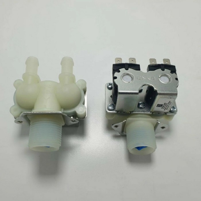 Elektronik Solenoid Water Valve 2 Inlet Mesin Cuci Sharp Front Loading AMS27