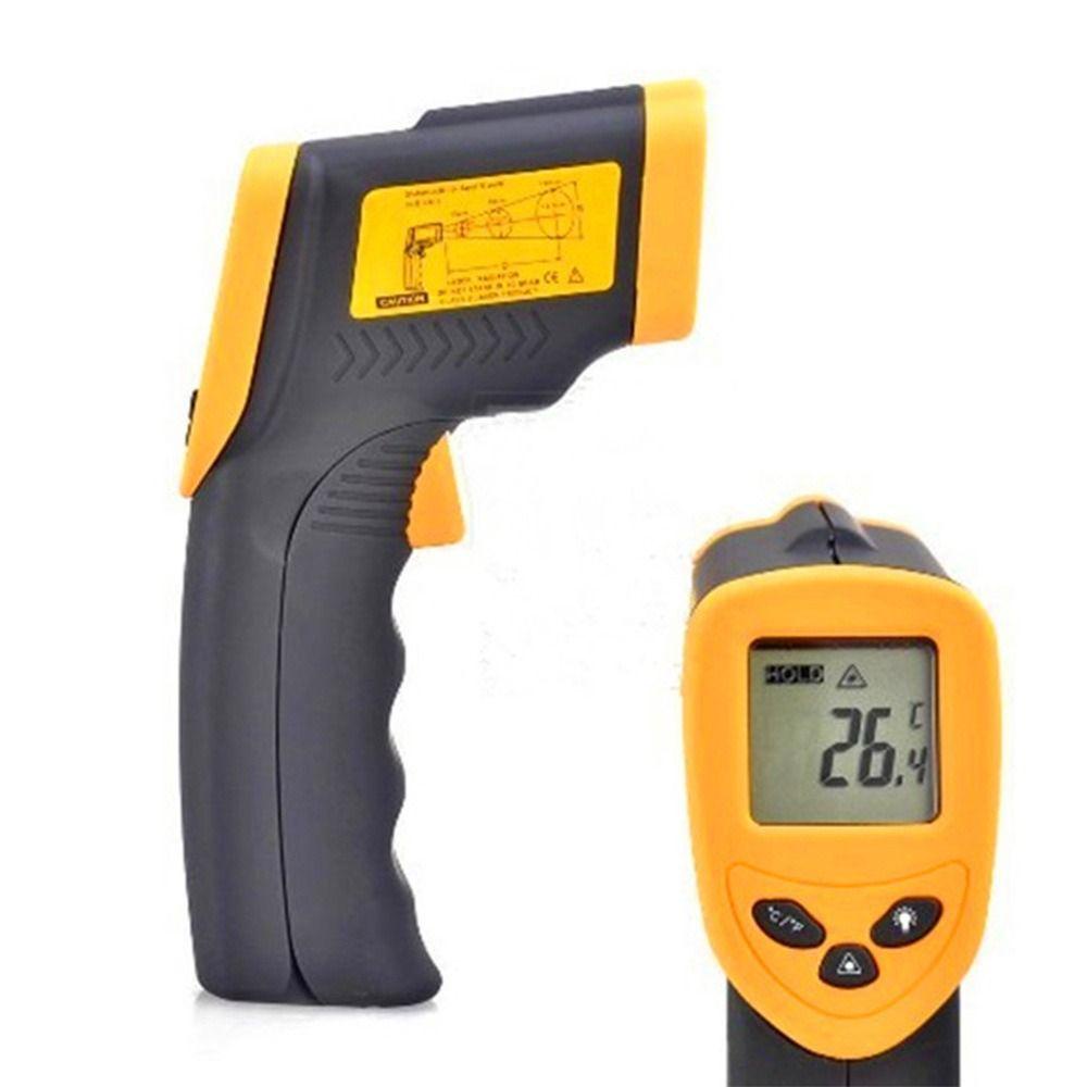 TOP Termometer Infrared Digital Industrial BBQ Food Handheld Bukan Untuk Manusia Non Kontak -50℃~380℃(-58℉~716℉)