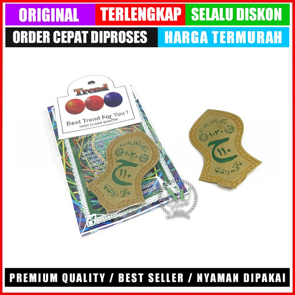 Pin Terompah Darkah Nabi BEST SELLER  / Pin Terompah Darkah Emas PREMIUM / Pin Terompah Tarim / Bros