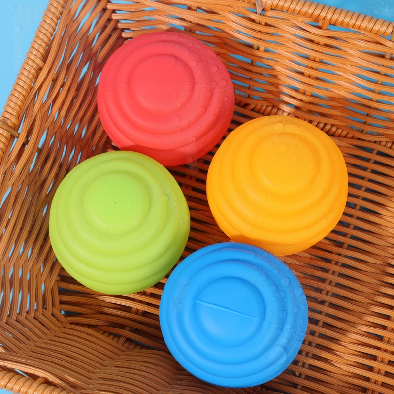 Indah Portabel Kecil Dapat Digunakan Kembali Balon Air Untuk Anak-Anak 4warna Cahaya Isi Cepat Percikan Bom Air Musim Panas Dewasa Kolam Renang Luar Ruangan Mainan Permainan Permainan Pertarungan