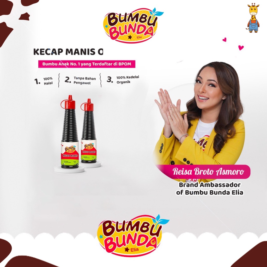 Bumbu Bunda Elia Kecap Non MSG / Kecap MPASI / Kecap Anak / Kecap Bayi / Kecap Manis Halal