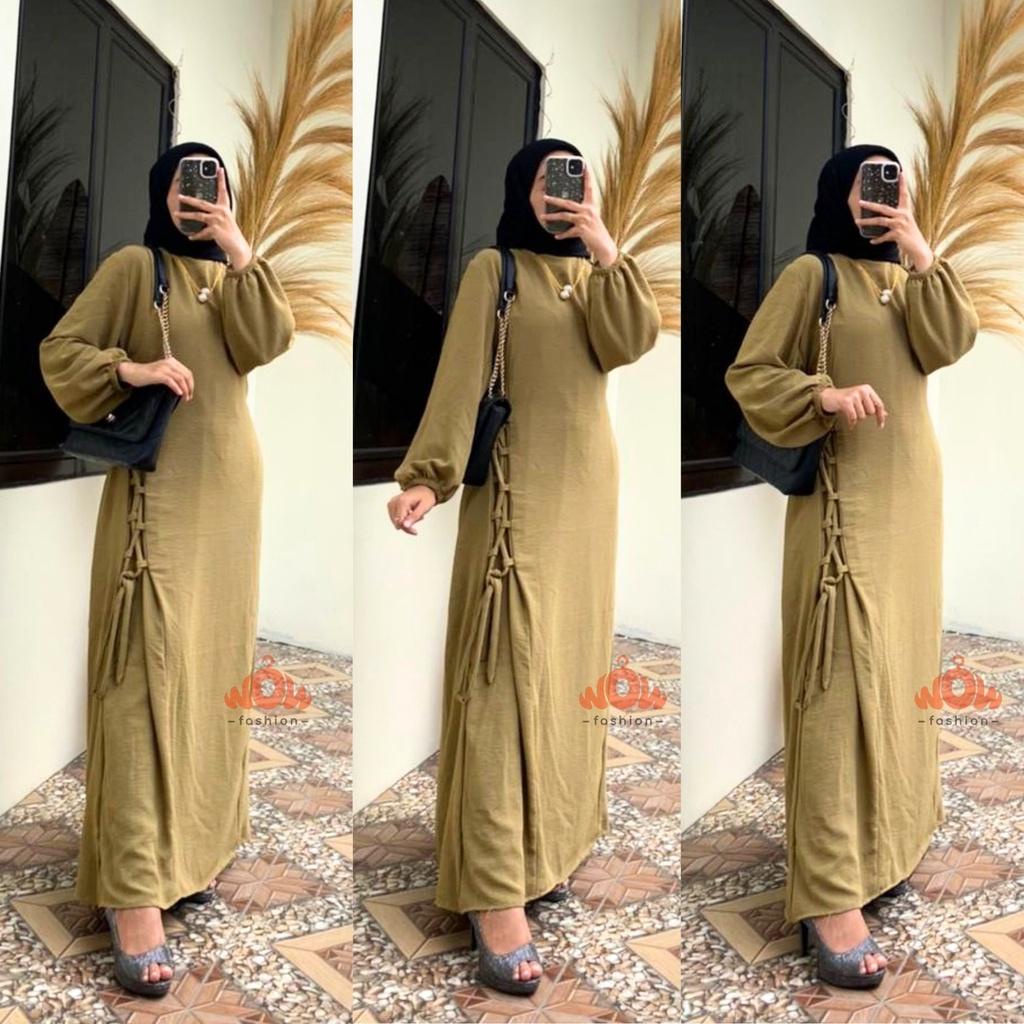 WOW - ANDITA DRESS PREMIUM // DRESS LEBARAN // DRESS WANITA // DRESS KONDANGAN // DRESS KEKINIAN