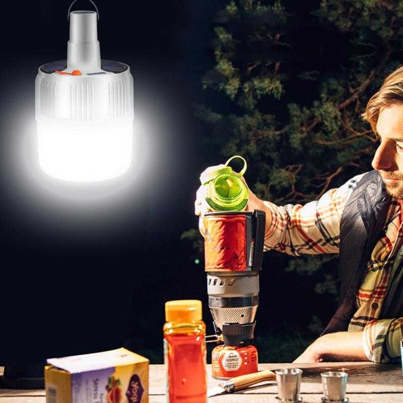 OOBEST Lampu LED Camping Tenda Solar Waterproof Cool White 80W - SL-24