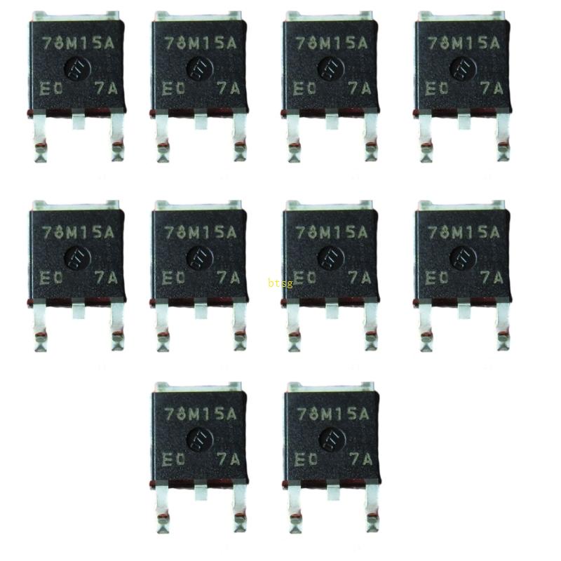 Bt 10Pieces set NJM78M15DL1A Chipset Untuk Proyek Elektronik Papan Pengembangan Efisien Andal Aksesoris Elektronik