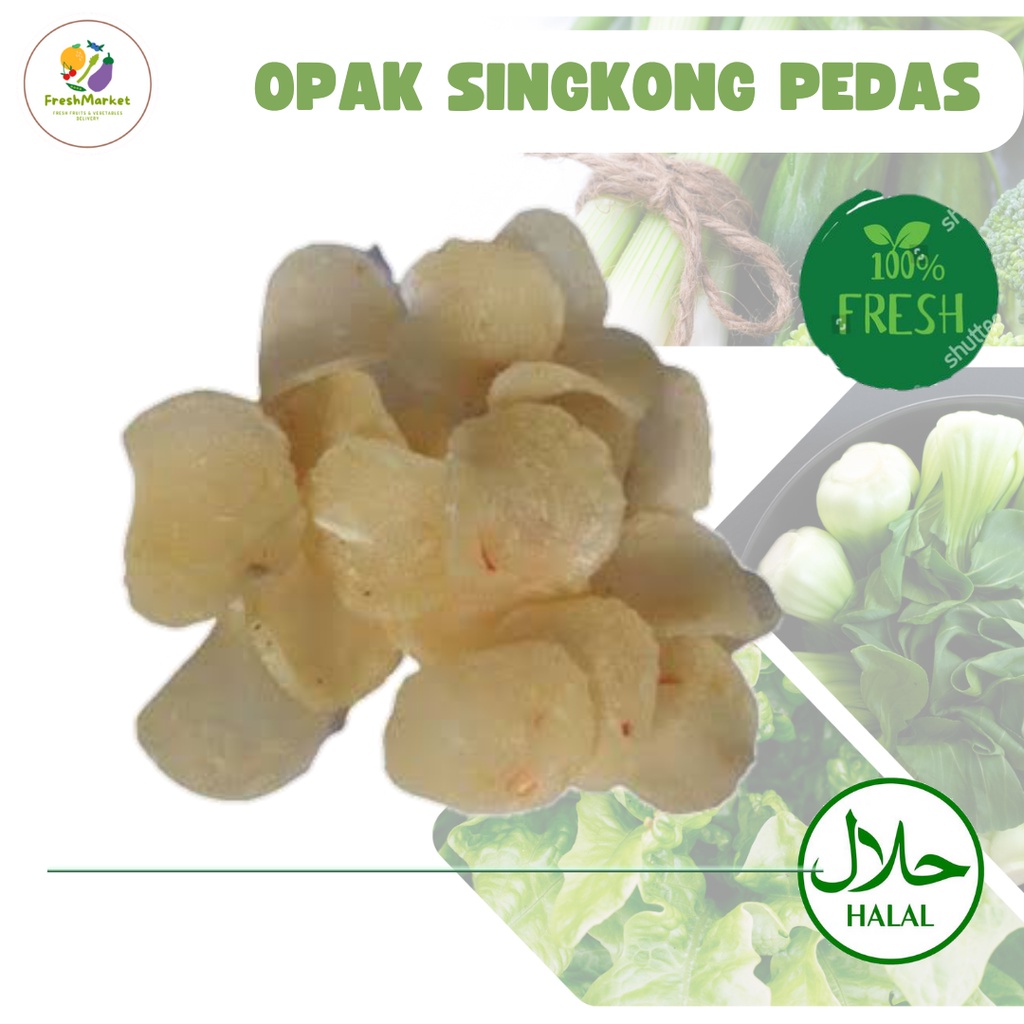 

Opak Singkong Pedas Mentah 1 Kg Freshmarketlampung