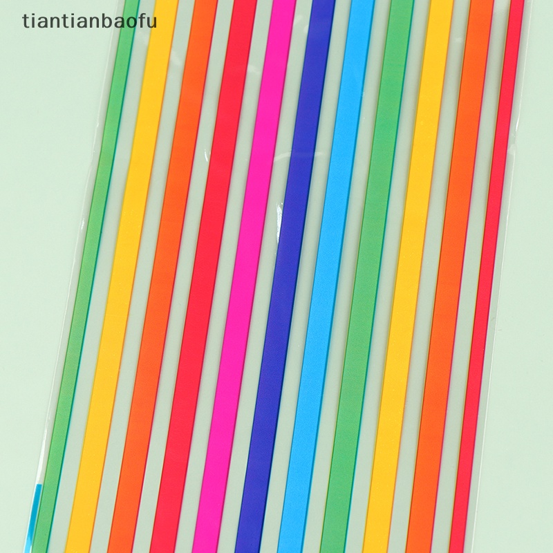 [tiantianbaofu] 120 Pcs Rain Stripes Candy Bags OPP Cellophane Kantong Hadiah Snack Makanan Kantong Butik