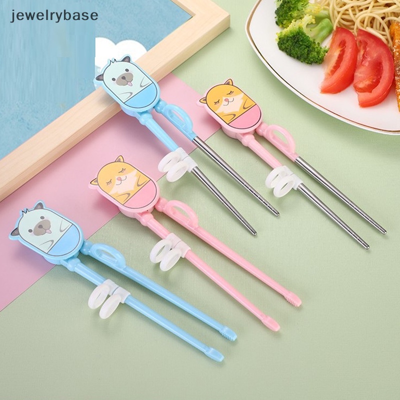 [jewelrybase] 1pasang Sumpit Latihan Anak Kartun Anak-Anak Belajar Reusable Chop Boutique