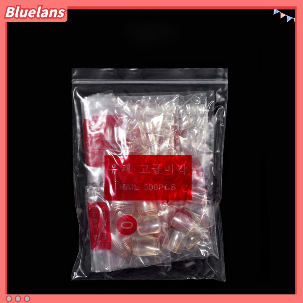 [BLM] 600pcs Tips Extension Palsu Gaya Mudah Diaplikasikan ABS Pedicure Palsu Untuk Wanita