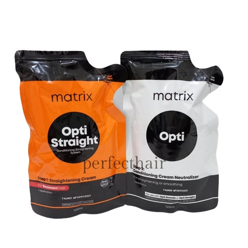 Matrix Optistraight step Pelurus Rambut Smoothing Rebonding MINI 125ml