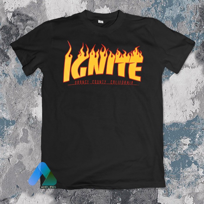Kaos Band IGNITE - TRASHER LOGO