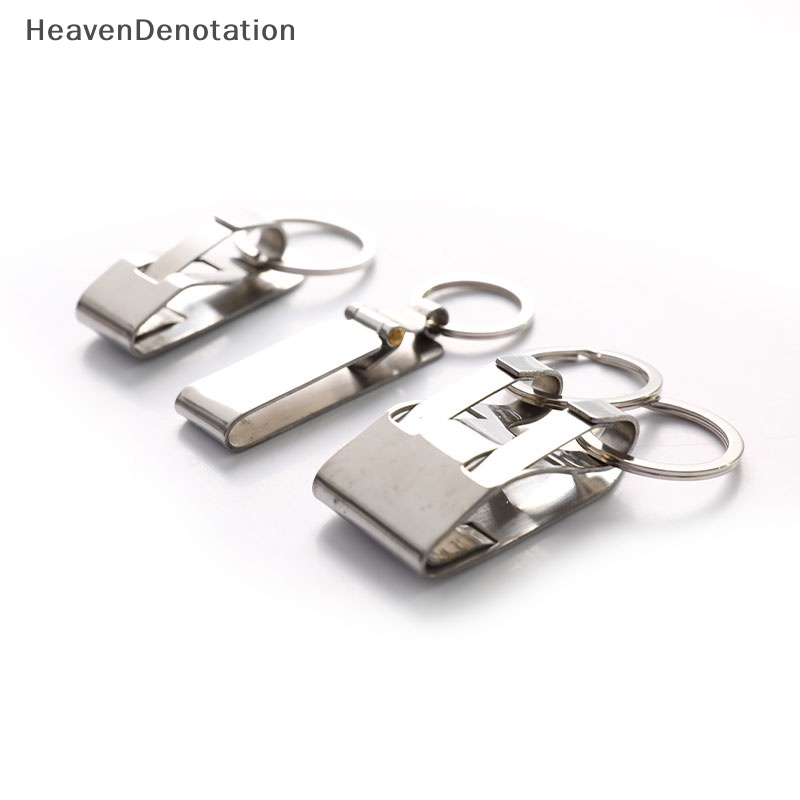 [HeavenDenotation] Sabuk Anti Hilang Key Holder Key-Clip Detachable Keyrings for Keys Gantungan Kunci Sabuk HDV