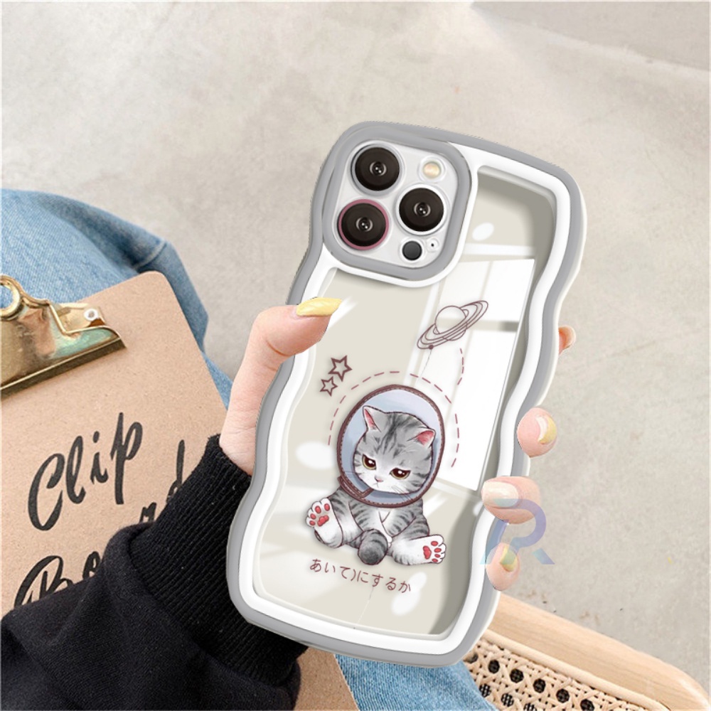 Case Redmi Note12 Poco C40 Redmi A1 A2 10C 10A 9C 9T Note 11S 10 5G 10S 9S 8 Pro Xiaomi M5S M3 X3 Pro NFC Brown Dan grey cats Wave Edge TPU Phone Cover